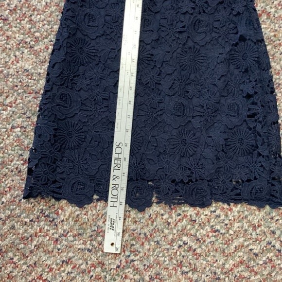 Lulus NWOT Love Poem Navy Lace Halter Neck Mini Cocktail Dress Size XS - Picture 12 of 12